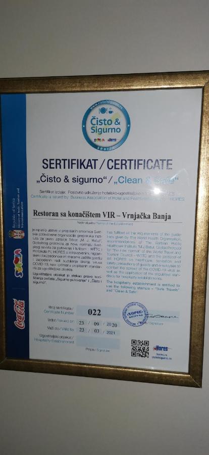 Garni Hotel Vir Vrnjacka Banja Exterior photo